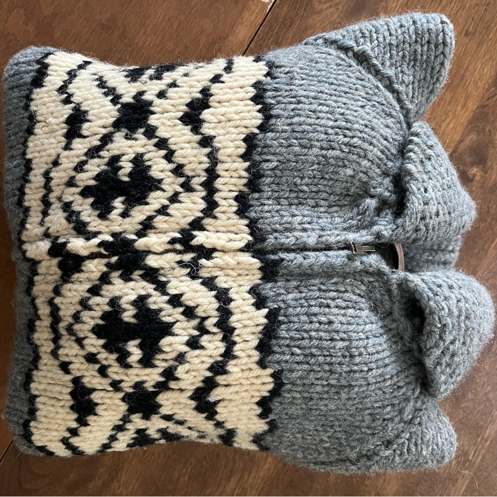 Vintage hand knit Cowichan sweater